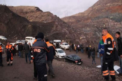 Siirt'te maden sahasında heyelan meydana geldi