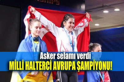 Milli halterci Ayşegül Çakın Avrupa şampiyonu!