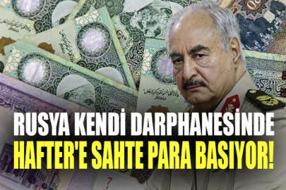 Rusya kendi darphanesinde Hafter'e sahte para basıyor!