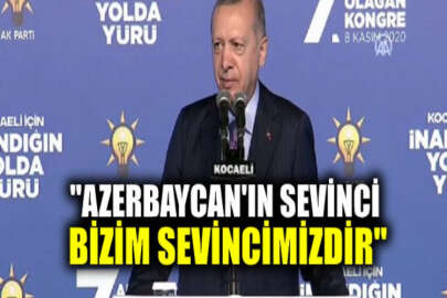 Cumhurbaşkanı Erdoğan, Azerbaycan'ın Şuşa zaferini kutladı