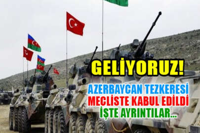 TBMM, Azerbaycan'a asker gönderme tezkeresini kabul etti