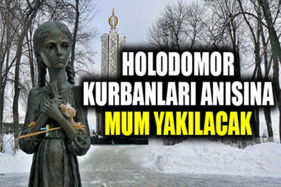 Holodomor kurbanları anısına bir mum yak