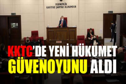 KKTC'de yeni koalisyon hükumeti güvenoyu aldı