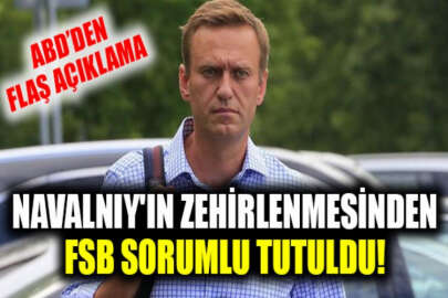 ABD, Navalnıy'ın zehirlenmesinden FSB'yi sorumlu tuttu