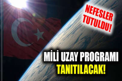 Türkiye'nin Milli Uzay Programı bugün tanıtılacak