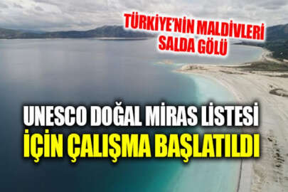 Salda Gölü için UNESCO Doğal Miras Listesi'ne başvuru yapıldı