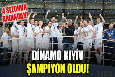 Dinamo Kıyiv 4 sezonun ardından şampiyon oldu!