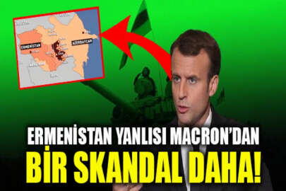 Macron'un skandal Azerbaycan açıklamasına sert tepki!