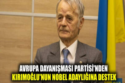 Avrupa Dayanışması Partisi, Kırımoğlu'nun Nobel Barış Ödülü adaylığını destekliyor