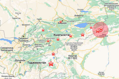 Kırgızistan-Doğu Türkistan sınırında şiddetli deprem!