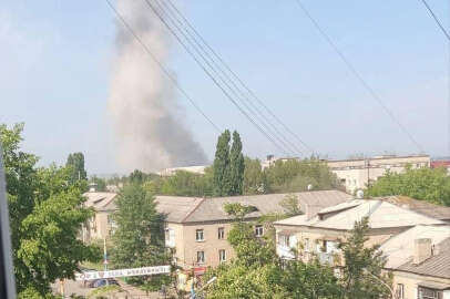 Rus işgali altındaki Lugansk'ta patlama!