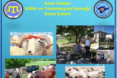 Kırım Derneği Bursa Şubesinden kurban bağışı duyurusu!