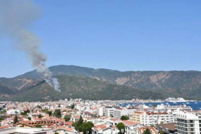 Marmaris'te orman yangını!