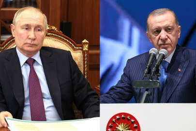 Cumhurbaşkanı Erdoğan, Putin ile bölgesel gerilimleri görüştü