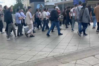 Rusya'nın başkenti Moskova'da Müslümanlar protesto düzenledi