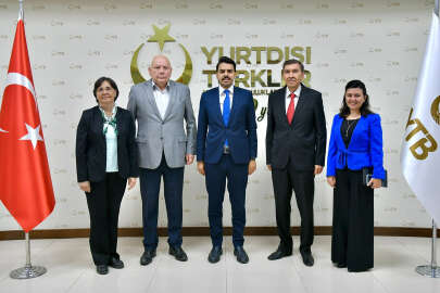 Kırım Derneği ve Kırım Vakfından YTB Başkanı Abdullah Eren'e nezaket ziyareti