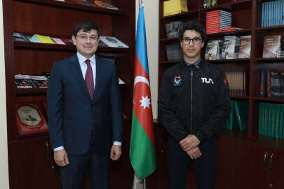 Türkiye'nin Azerbaycan Türkü kökenli ilk astronotu Tuva Cihangir Atasever 74. Uluslararası Uzay Kongresine katıldı