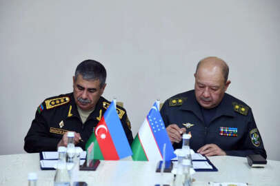 Özbekistan ve Azerbaycan arasında askeri işbirliği mutabakat zaptı imzalandı