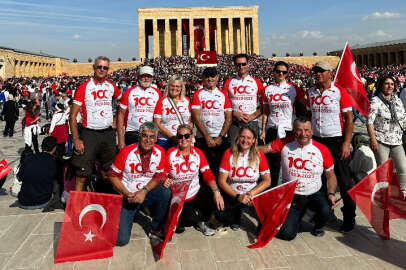 Selanik'ten Ankara'ya Cumhuriyet'in 100. yılına armağan edilen bisiklet yolculuğu