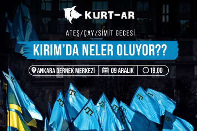 Kurt-Ar, "Kırım'da Neler Oluyor?" başlıklı program tertip edecek