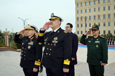 Azerbaycan ve İran Deniz Kuvvetleri komutanları Bakü’de görüştü
