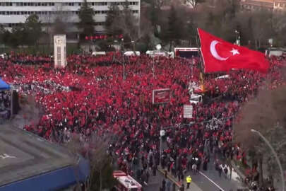 Ankara'da on binler, Pençe Kilit şehitleri için yürüdü: Kahrolsun PKK!