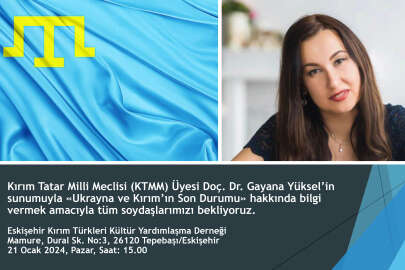 Eskişehir Kırım Derneğinde "Ukrayna ve Kırım'ın Son Durumu" konferansı