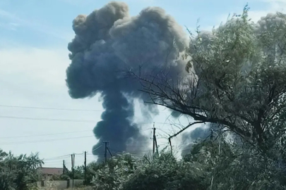 İşgal altındaki Kırım’da patlama gerçekleşti: Bölgeden dumanlar yükseliyor