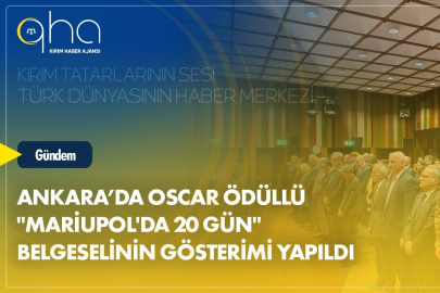 Ankara’da Oscar ödüllü "Mariupol'da 20 Gün" belgeselinin gösterimi yapıldı