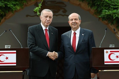 KKTC Cumhurbaşkanı Tatar’dan Erdoğan’a teşekkür!