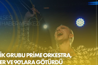 Ukrayna müzik grubu Prime Orkestra, Ankara'yı 80'ler ve 90'lara götürdü