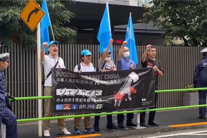 Doğu Türkistan'ın işgal yıl dönümü Japonya'da protesto edildi