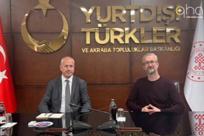 KTMM Başkan Yardımcısı Nariman Celal, YTB Başkan Yardımcısı Murat Kazancı ile görüştü