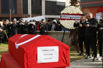 Ersin Tatar, Kıbrıs gazisinin cenaze törenine katıldı