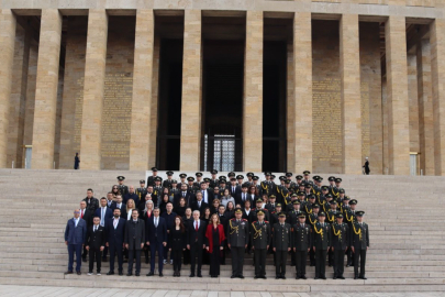 KKTC Ankara Büyükelçiliğinden Anıtkabir ziyareti