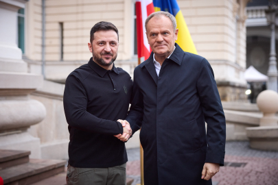 Cumhurbaşkanı Zelenskıy ve Polonya Başbakanı Tusk ikili ilişkileri görüştü