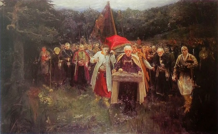 Burial of a Kish Otaman (Kiş Otaman'ın Gömülüşü)