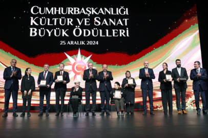 Cumhurbaşkanlığı Kültür Sanat Büyük Ödülleri sahiplerine teslim edildi