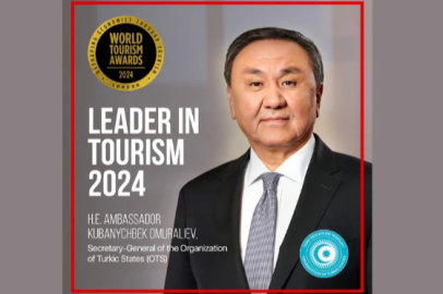 TDT Genel Sekreteri Ömüraliyev'e 2024 Dünya Turizm Lideri Ödülü