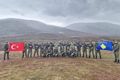 Mehmetçikten Kosovalı askerlere  keskin nişancı eğitimi